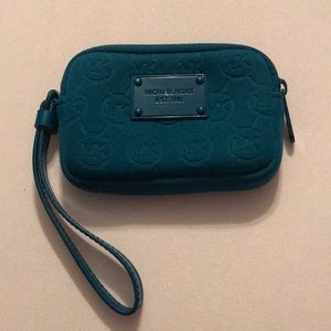 Michael Kors MK turquoise small wallet